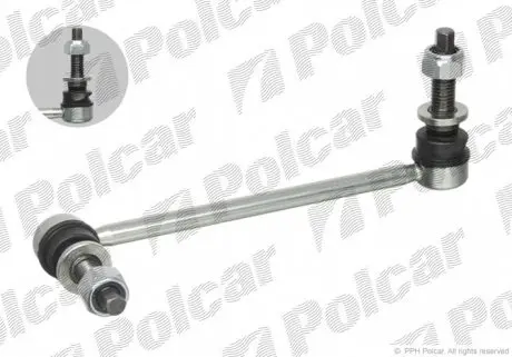 CR307 Стійка стабілізатора лівий POLCAR підбір по vin на Brocar