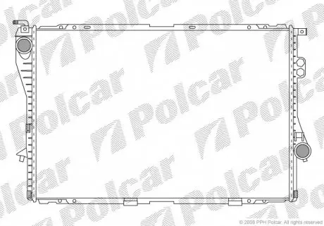 2016084 Радиаторы охлаждения POLCAR підбір по vin на Brocar