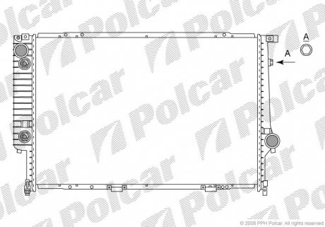 2015080 Радиаторы охлаждения POLCAR підбір по vin на Brocar