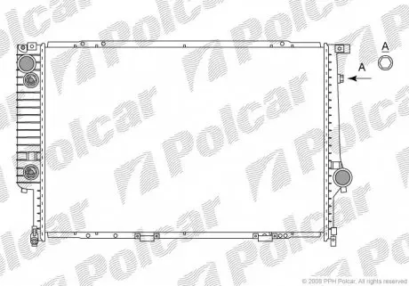 2015080 Радиаторы охлаждения POLCAR підбір по vin на Brocar