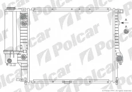 201408A1 Радиаторы охлаждения POLCAR подбор по vin на Brocar