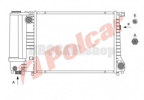 2007081 Радиаторы охлаждения POLCAR подбор по vin на Brocar