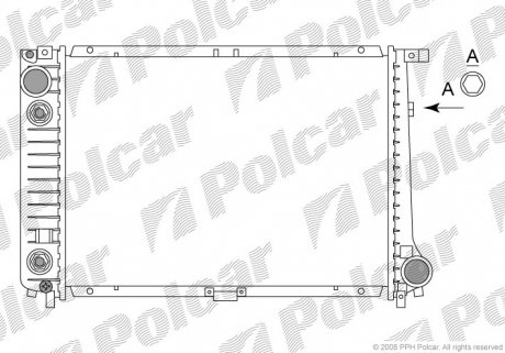 2005089 Радіатори охолодження POLCAR підбір по vin на Brocar