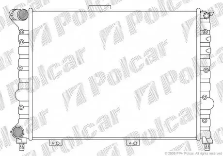 140808A1 Радіатори охолодження POLCAR підбір по vin на Brocar