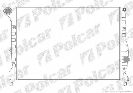 140408A2 Радиаторы охлаждения POLCAR подбор по vin на Brocar