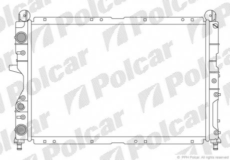 140208A6 Радиаторы охлаждения POLCAR подбор по vin на Brocar