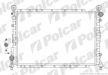 140208A1 Радиаторы охлаждения POLCAR подбор по vin на Brocar
