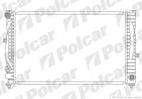 132408A7 Радиаторы охлаждения POLCAR подбор по vin на Brocar