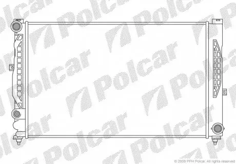 132408A5 Радиаторы охлаждения POLCAR подбор по vin на Brocar