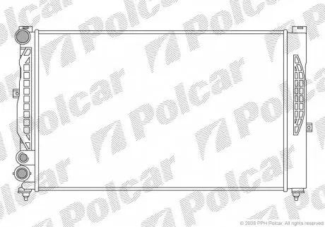 132408A1 Радиаторы охлаждения POLCAR подбор по vin на Brocar