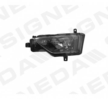 ZVW2062L Протитуманна фара SIGNEDA підбір по vin на Brocar