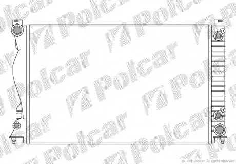 1338082 Радиаторы охлаждения POLCAR підбір по vin на Brocar