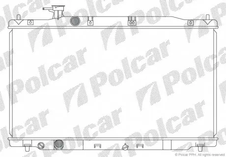 3878081 Радіатори охолодження POLCAR підбір по vin на Brocar