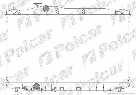 3829084K Радіатор охолодження POLCAR підбір по vin на Brocar