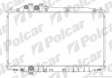 3829081K Радіатор охолодження POLCAR підбір по vin на Brocar