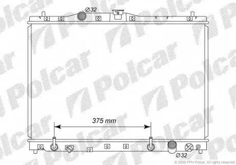 3822083 Радиаторы охлаждения POLCAR подбор по vin на Brocar