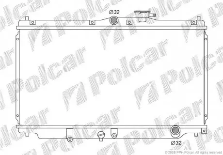 3817083 Радиаторы охлаждения POLCAR підбір по vin на Brocar