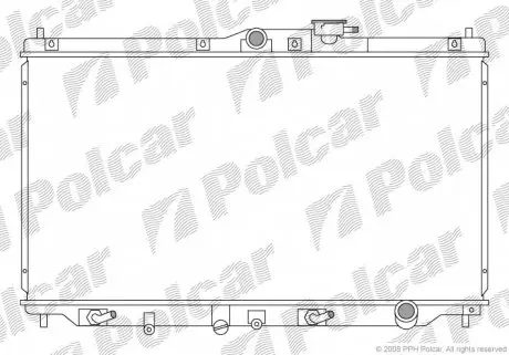 3817082 Радиаторы охлаждения POLCAR підбір по vin на Brocar