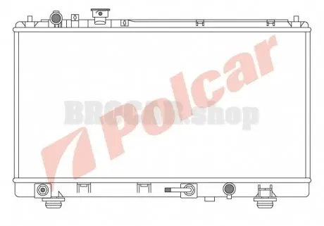 4555081 Радіатори охолодження POLCAR підбір по vin на Brocar