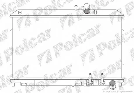 4548082 Радиаторы охлаждения POLCAR підбір по vin на Brocar