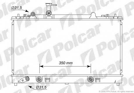 4519084K Радиаторы охлаждения POLCAR підбір по vin на Brocar