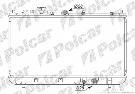 4509081K Радиаторы охлаждения POLCAR підбір по vin на Brocar