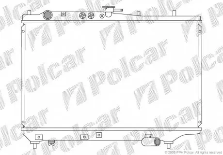 4504086 Радиаторы охлаждения POLCAR подбор по vin на Brocar
