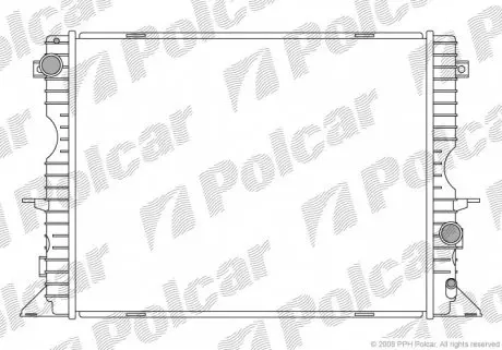 4307081 Радиаторы охлаждения POLCAR підбір по vin на Brocar