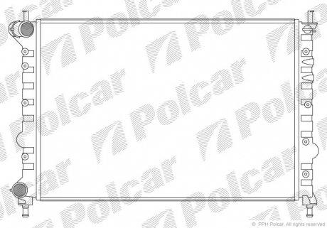 421108A5 Радіатор охолодження POLCAR підбір по vin на Brocar