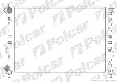 421108A5 Радіатор охолодження POLCAR підбір по vin на Brocar