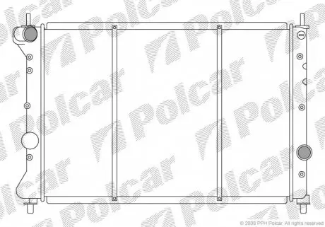 421108A1 Радиаторы охлаждения POLCAR підбір по vin на Brocar