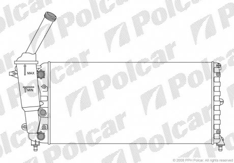 4202082 Радиаторы охлаждения POLCAR підбір по vin на Brocar