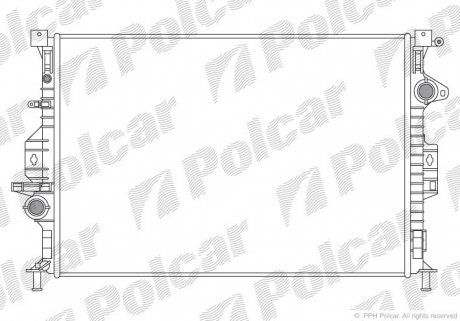 3219084 Радіатор охолодження POLCAR підбір по vin на Brocar