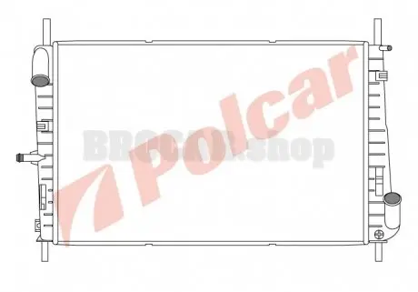 3218083 Радиаторы охлаждения POLCAR підбір по vin на Brocar