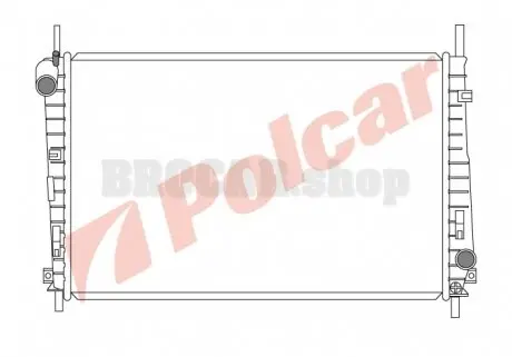 3218081 Радиаторы охлаждения POLCAR підбір по vin на Brocar