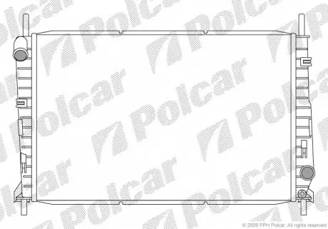 321608A1 Радиаторы охлаждения POLCAR підбір по vin на Brocar