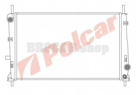 3216081 Радиаторы охлаждения POLCAR підбір по vin на Brocar