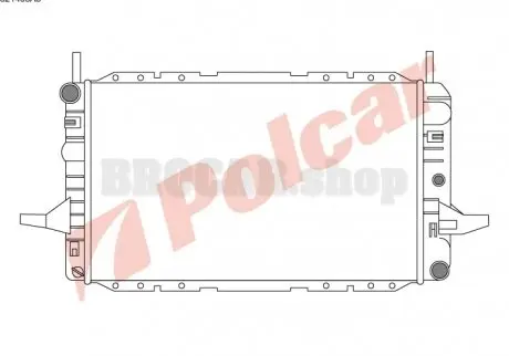 321408A8 Радиаторы охлаждения POLCAR подбор по vin на Brocar