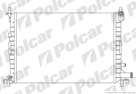 321008A5 Радиаторы охлаждения POLCAR подбор по vin на Brocar