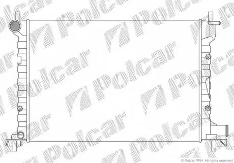 321008A2 Радіатор охолодження POLCAR підбір по vin на Brocar