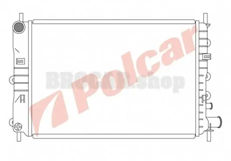 3206083 Радиаторы охлаждения POLCAR підбір по vin на Brocar