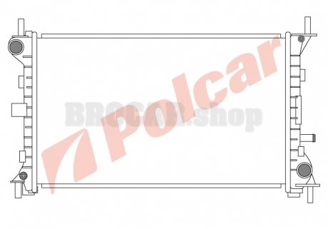 3201083 Радиаторы охлаждения POLCAR підбір по vin на Brocar