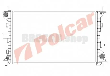 3201082 Радіатор охолодження POLCAR підбір по vin на Brocar