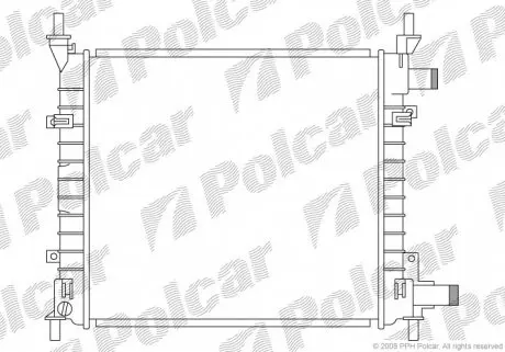 320008A2 Радиаторы охлаждения POLCAR підбір по vin на Brocar