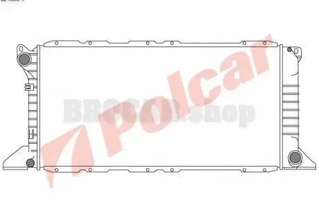 3246084 Радиаторы охлаждения POLCAR подбор по vin на Brocar