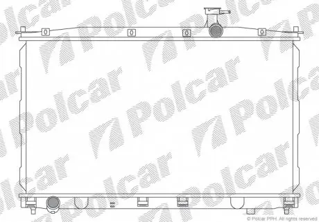 4051082 Радіатор охолодження POLCAR підбір по vin на Brocar