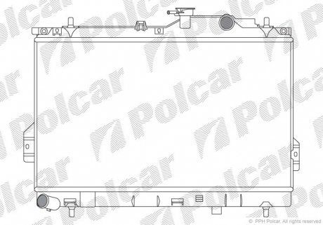 4035083X Радиаторы охлаждения POLCAR підбір по vin на Brocar