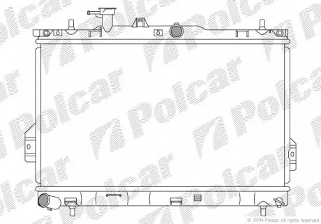 403508 Радіатори охолодження POLCAR підбір по vin на Brocar