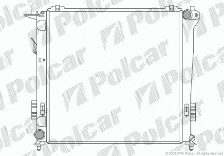 4015082X Радиаторы охлаждения POLCAR підбір по vin на Brocar