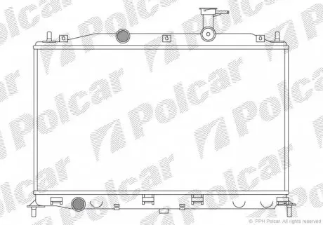4009081 Радиаторы охлаждения POLCAR підбір по vin на Brocar